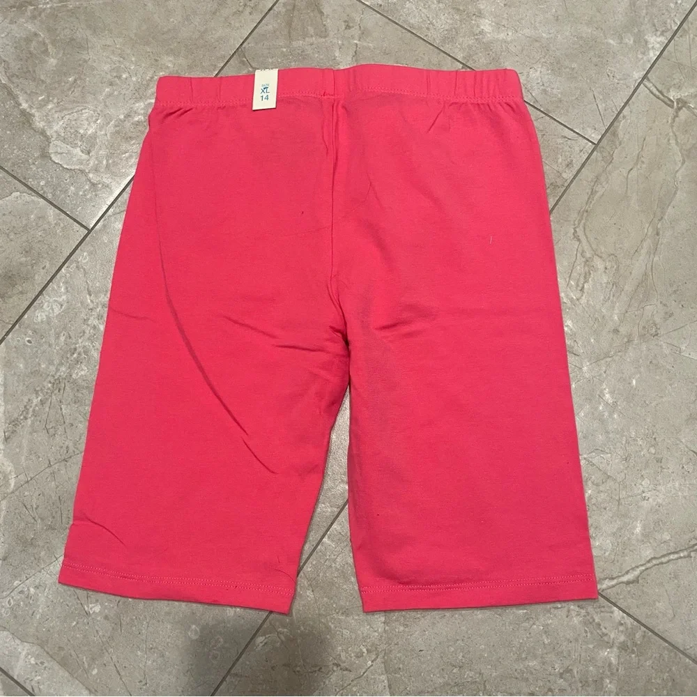 NWT Kids The Children's Place Pink Biker Bike Shorts Girls Size 14 XL